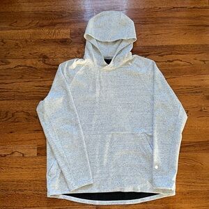 Textured Double Knit Cotton Hoodie